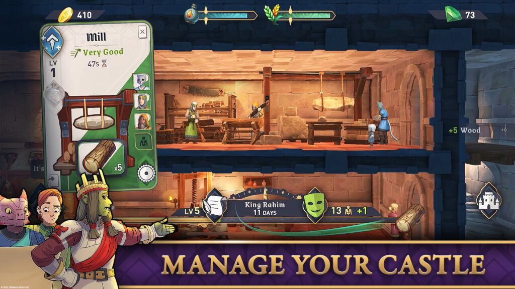 Image shows resources in Elder Scrolls Castles game