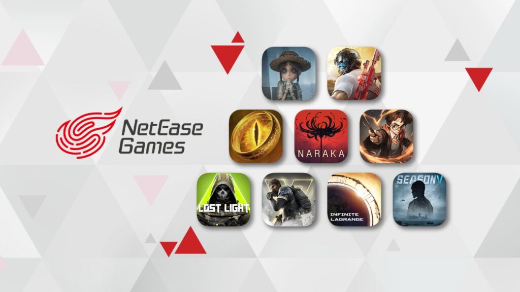 NetEase Games showcases diverse app icons collection