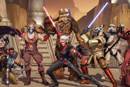 Star Wars Hunters characters pose for battle