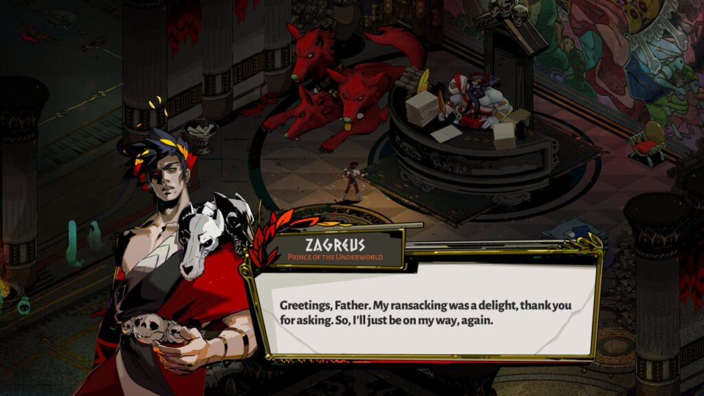 Zagreus in Hades mobile game