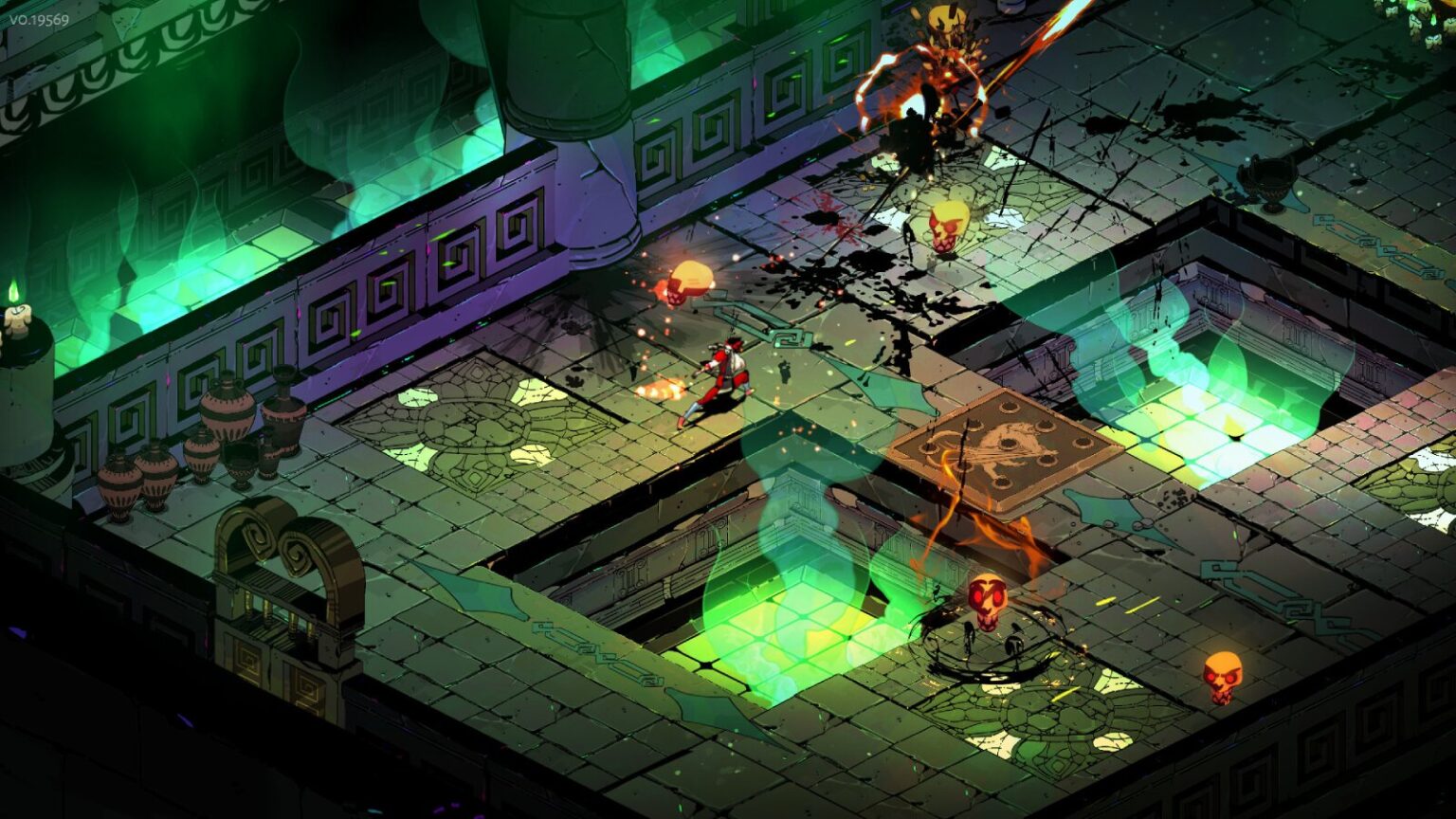 Zagreus battles enemies in Hades mobile game