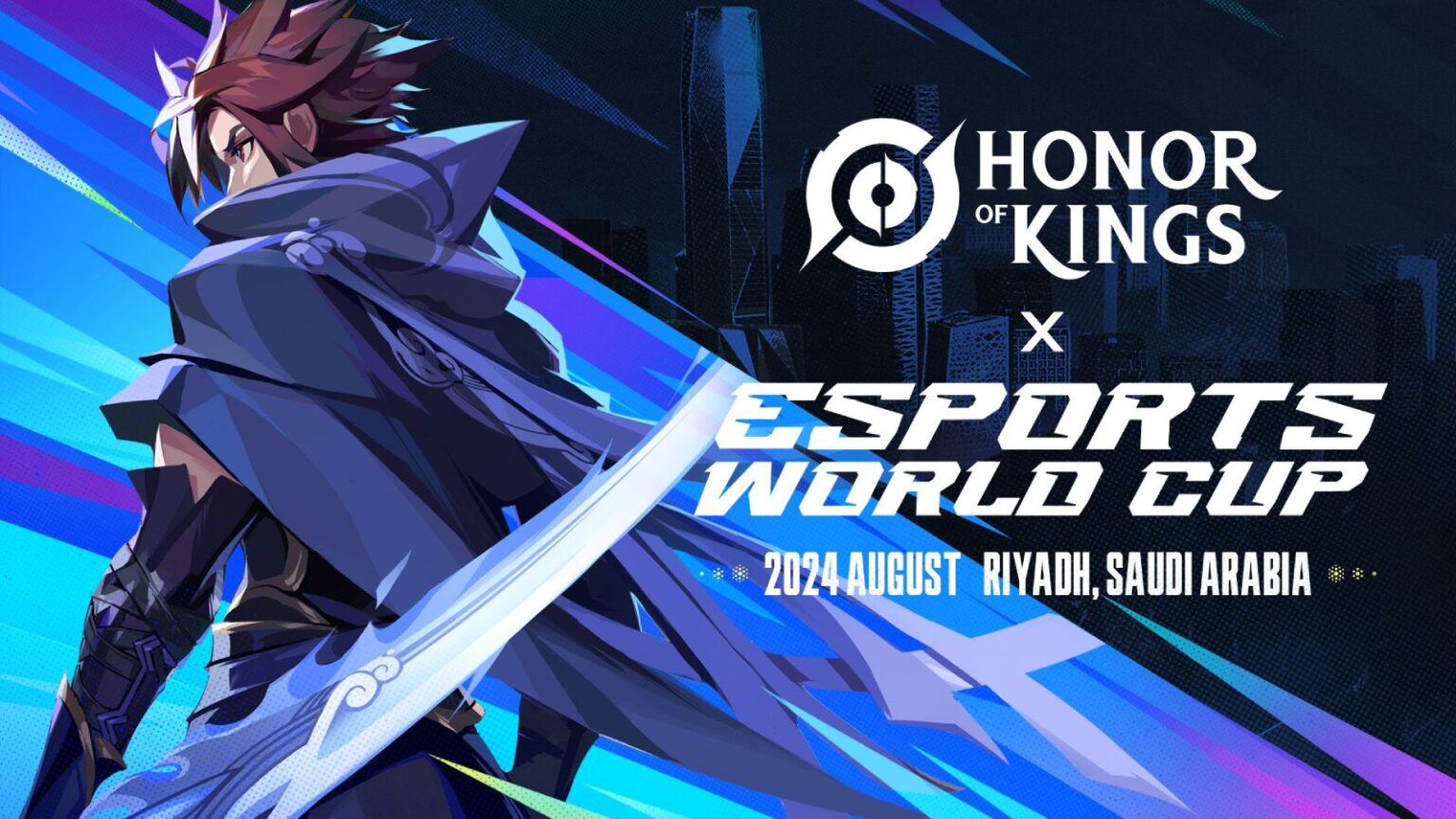 Honor of Kings warrior promotes Esports World Cup 2024