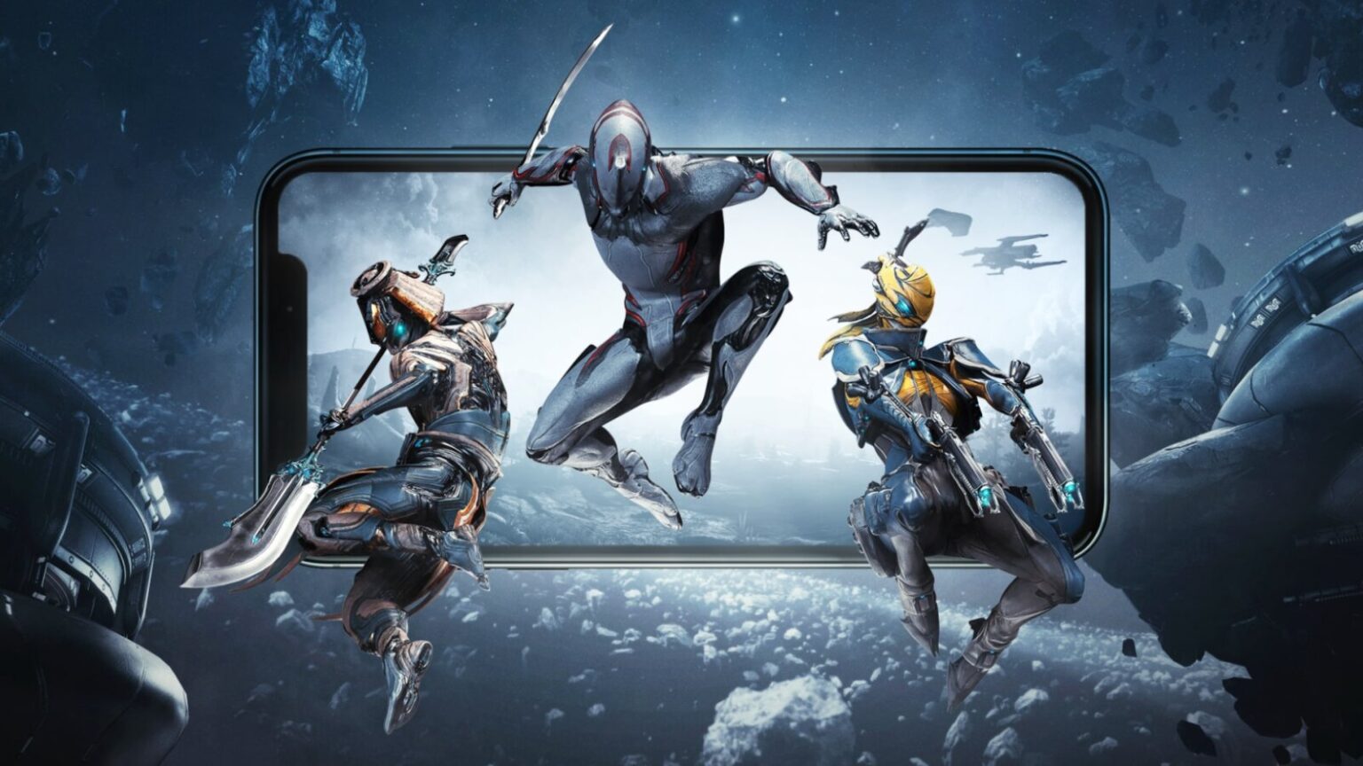 Warframe Mobile leaps from screen in review