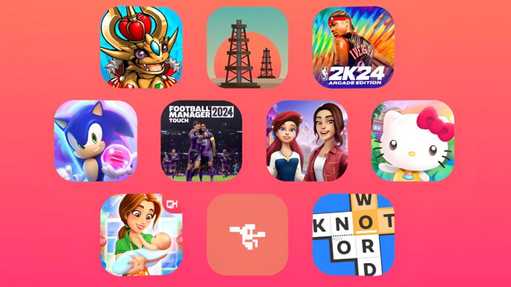 Apple Arcade Subscription offers diverse games, including sports and puzzles
