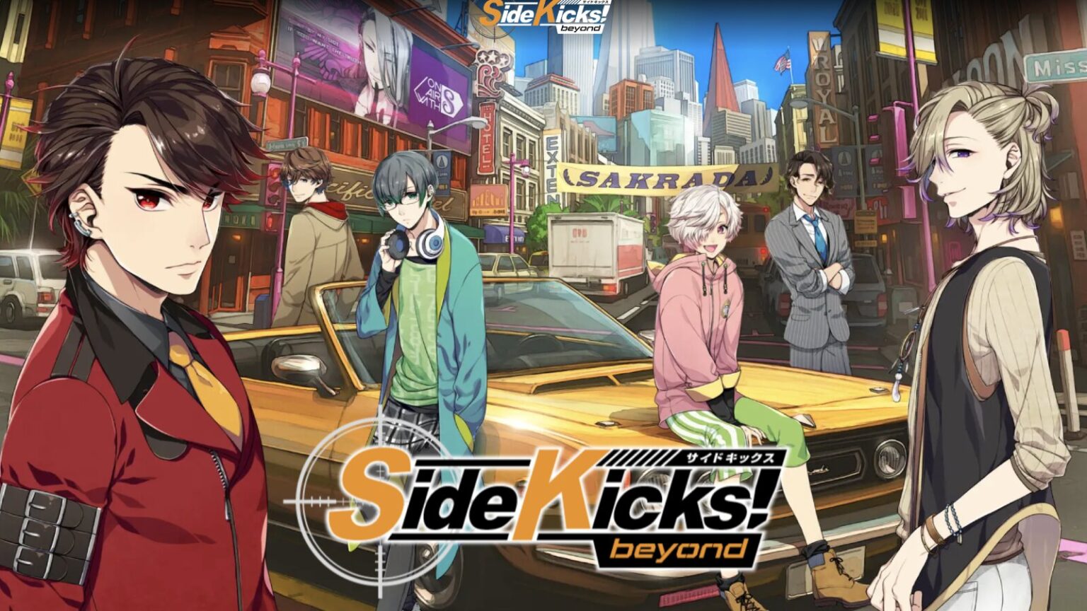 Colorful characters unite in Side Kicks Beyond Android game artwork