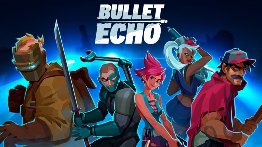 Five heroes ready for battle in Bullet Echo game artwork