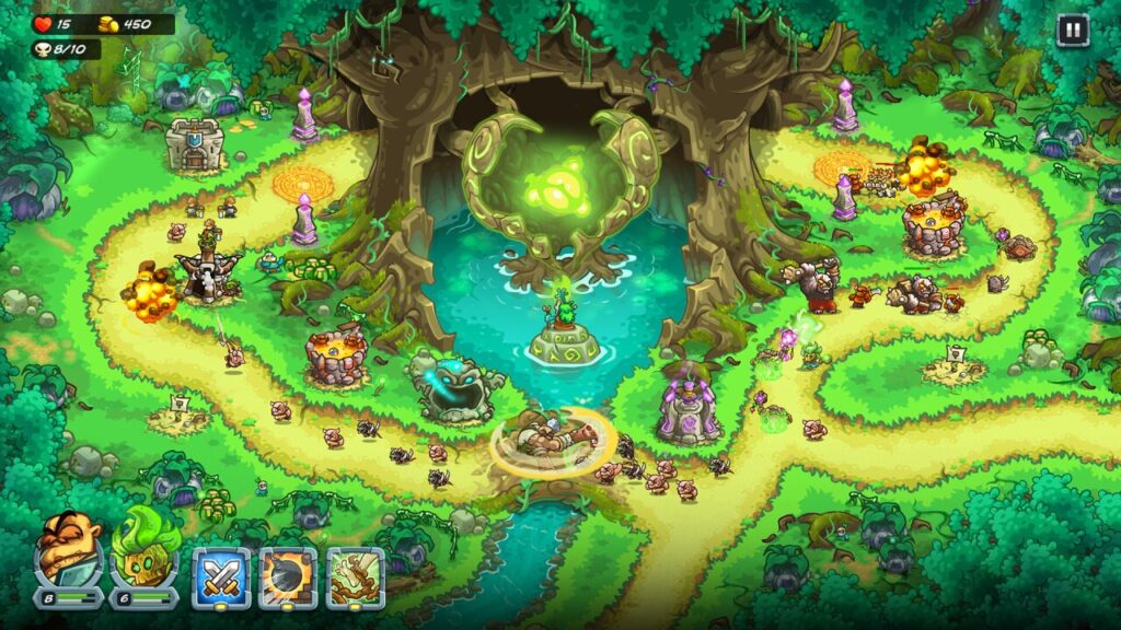 New Kingdom Rush game shows magical forest defense