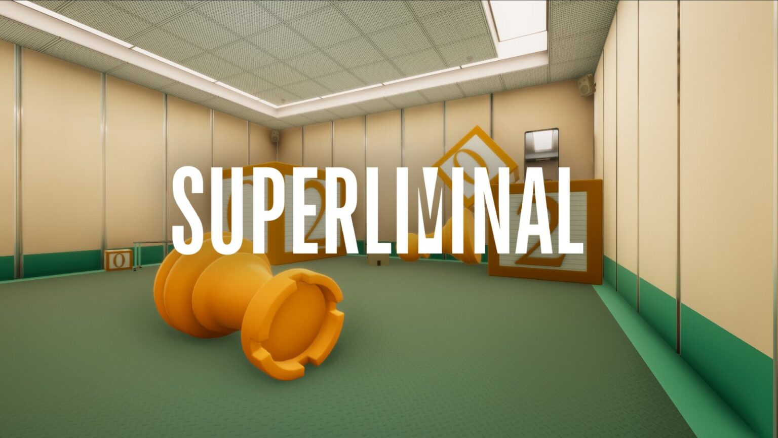 Superliminal Mobile game with giant chess pieces and optical illusions