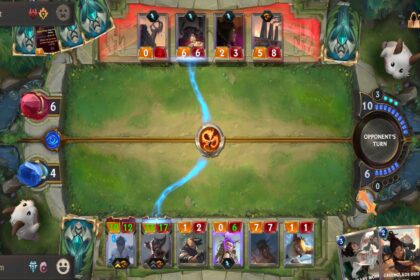 A Turn-Based Mobile Games Shows Multiple Cards