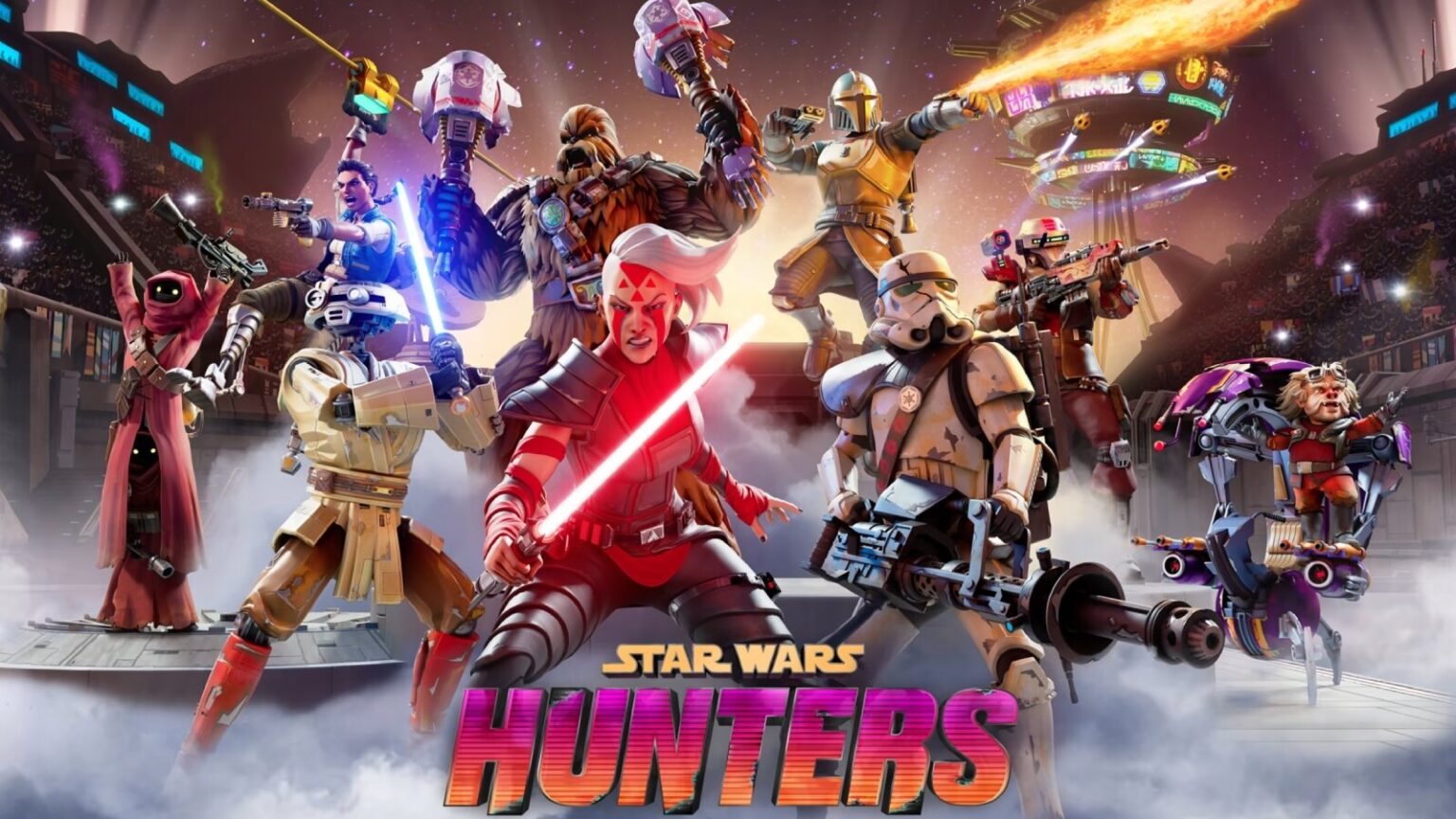 Star War Mobile Game shows vibrant character lineup