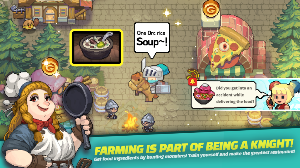 Farming In Knight of Delivery