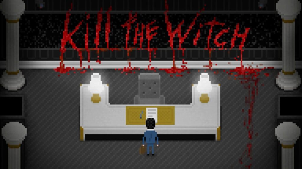 Man reads bloody message in Yuppie Psycho game