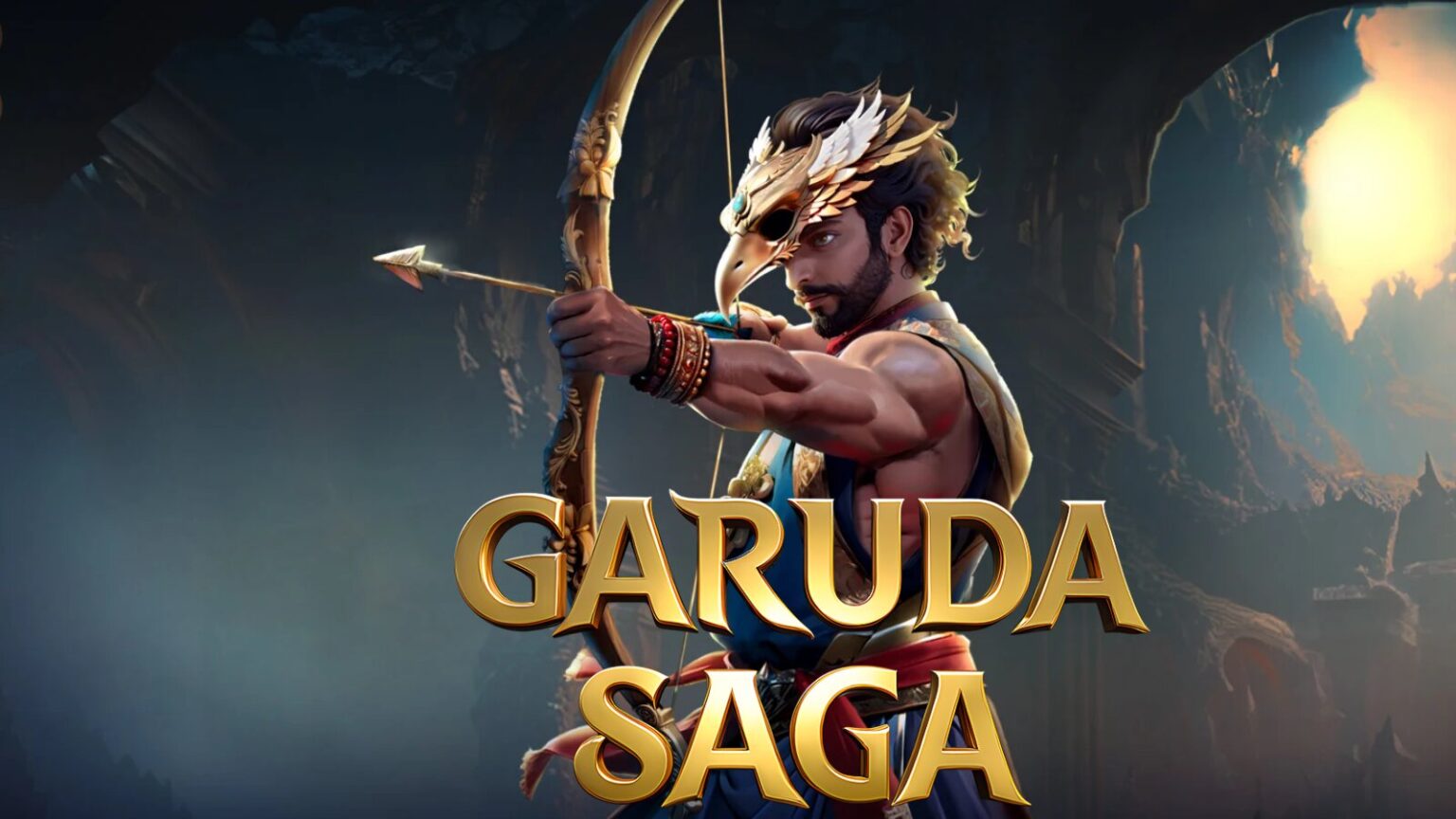 Garuda mobile game features archer in promotional art