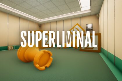 Superliminal Mobile game with giant chess pieces and optical illusions