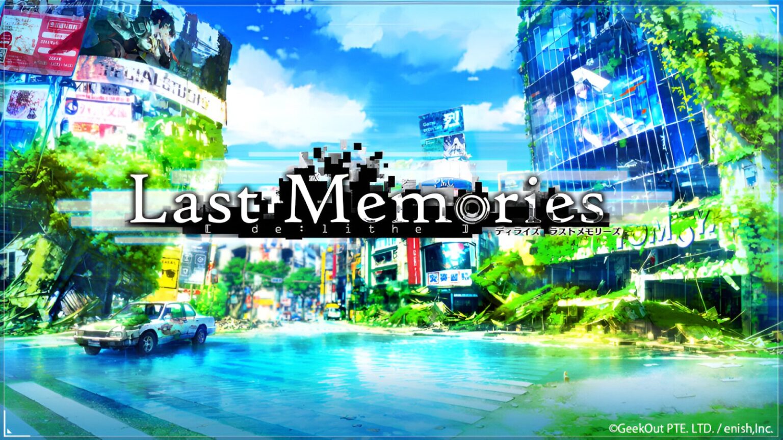 De : Lithe Last Memories poster shows a post-apocalyptic urban landscape