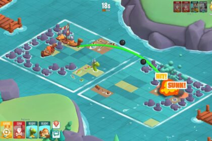 Battletabs mobile shows ship combat sinking enemy vessels in strategic grid