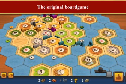 Digital version of a hex-tile mobile board game