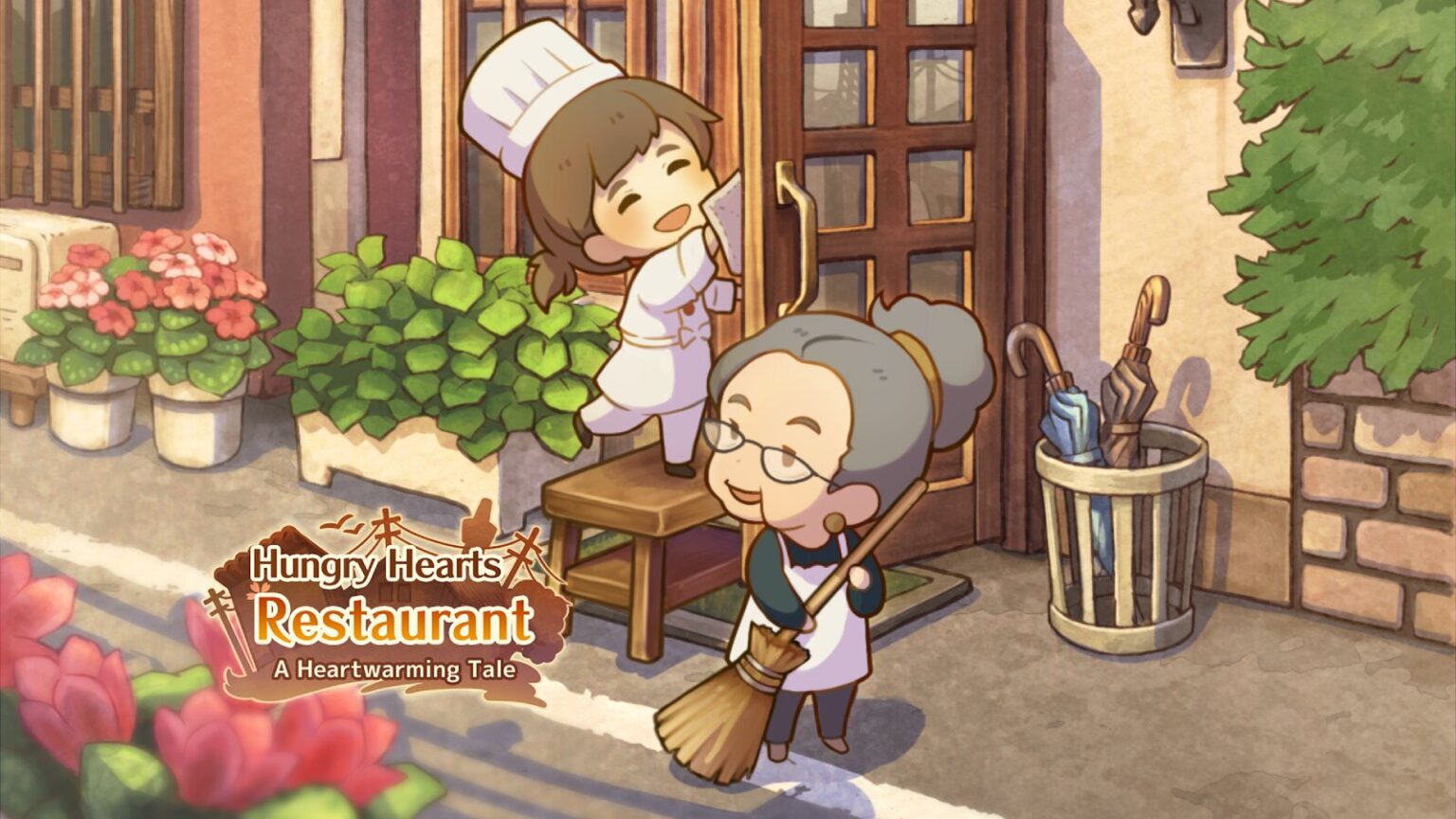 Cheerful chefs working in Hungry Hearts Restaurant game